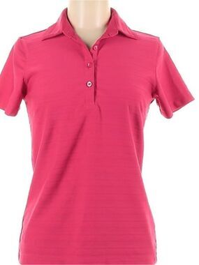 Kate Lord Pink Short-Sleeve Polo Top